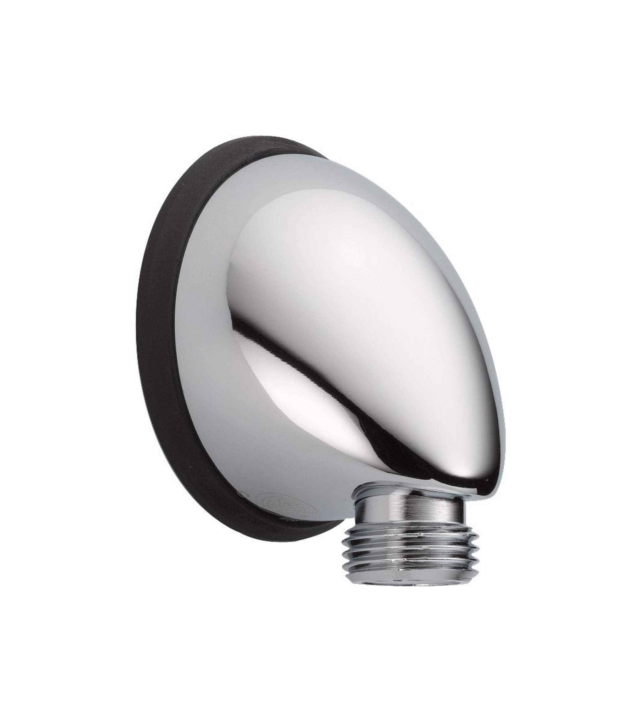 Coude mural pour pomme de douche à main Delta Faucet, chrome Front_Angled_Right