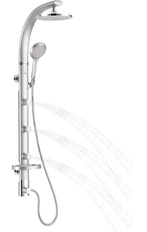 PULSE ShowerSpas Bonzai Rain Shower System with Handheld Shower Head