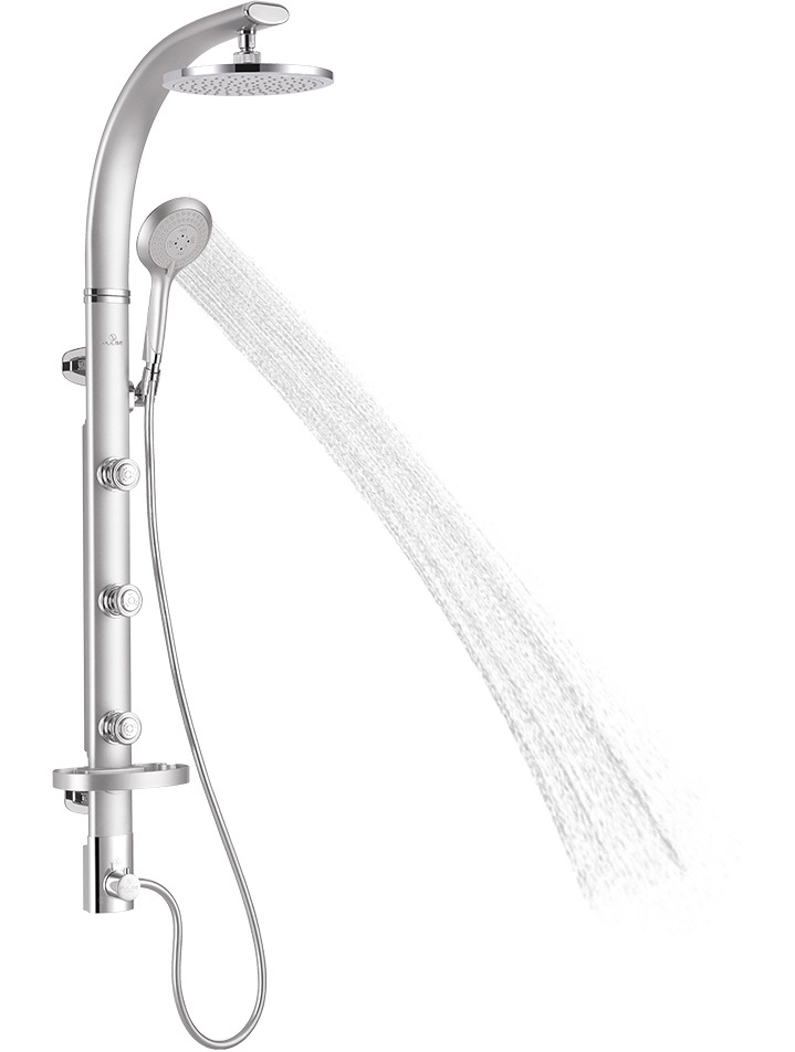 Système de douche à effet de pluie PULSE ShowerSpas Bonzai avec pomme
