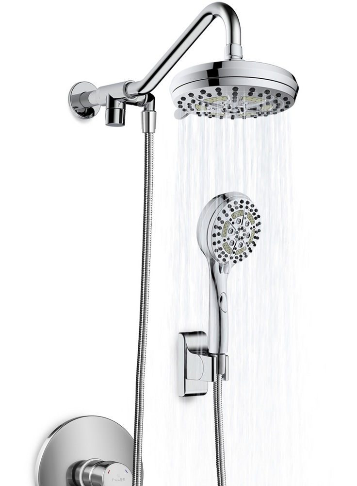 PULSE ShowerSpas Oasis Rain Shower System with Handheld Shower Head