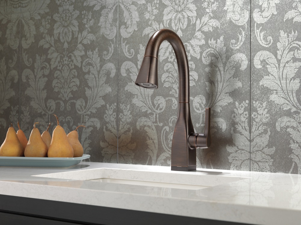 de bar Delta Mateo, 1 levier, bronze, avec Touch2O Canadian Tire