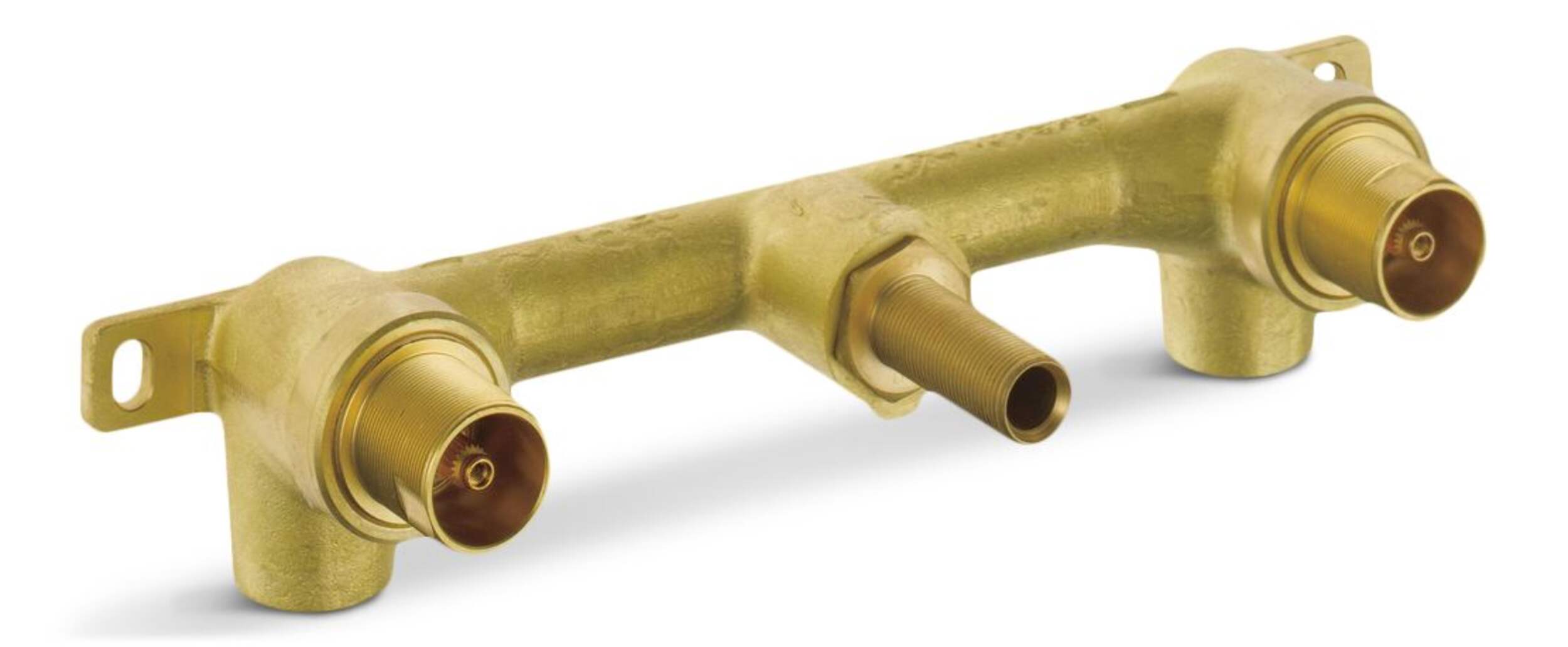 Delta 2-Handle Wall Mount Rough Front_Three_Fourths_Angled_Right