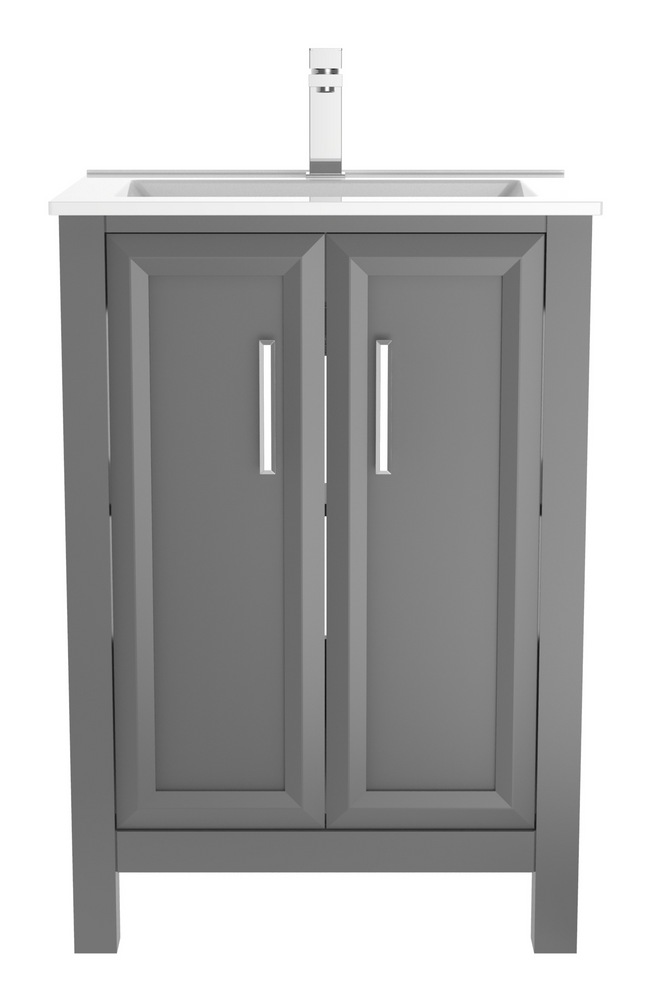 Urban Bathe Hero Bathroom Vanity, Pepper Grey, 24in Canadian Tire