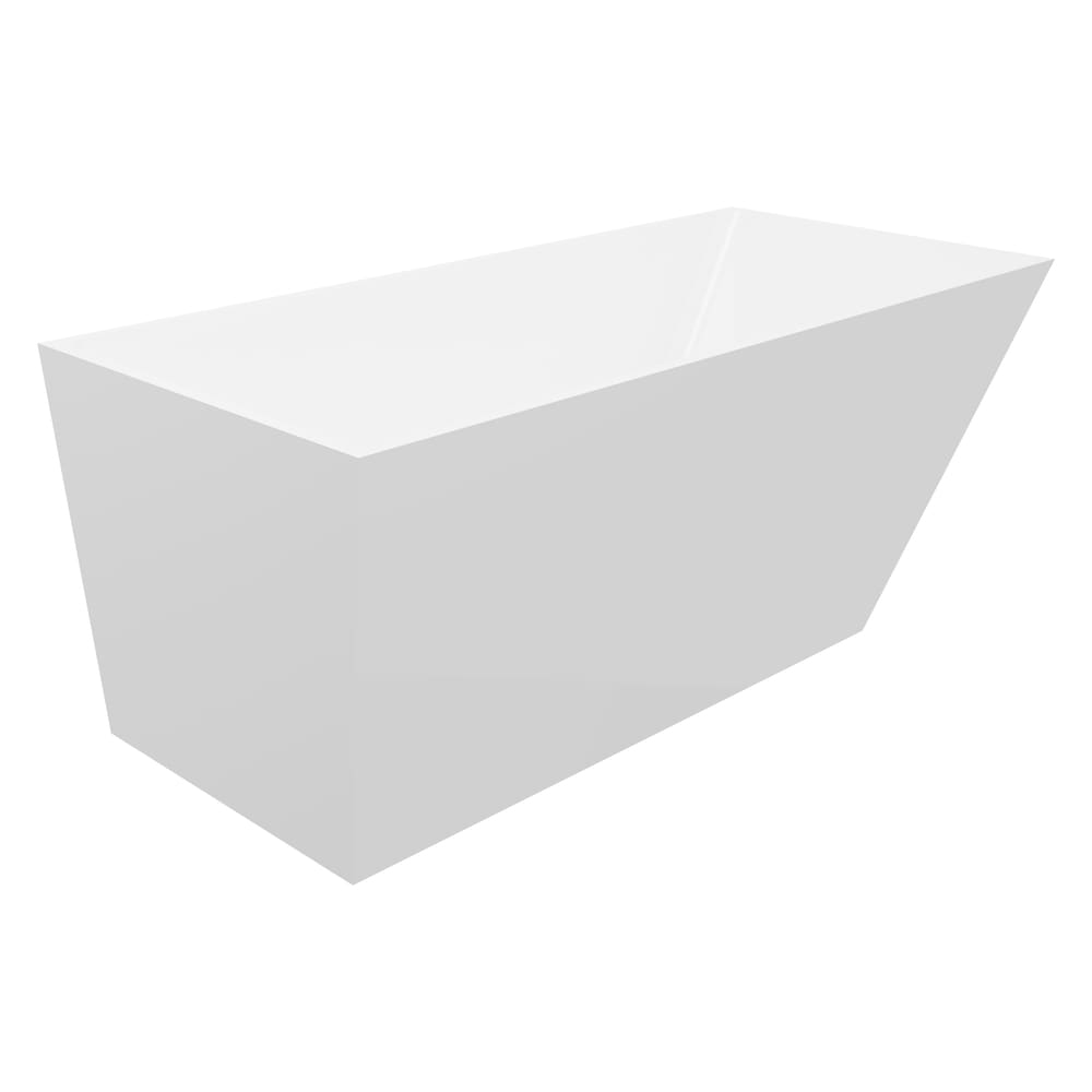 A&E Bath Oceanne67 Acrylic Freestanding Bathtub with Adjustable Feet