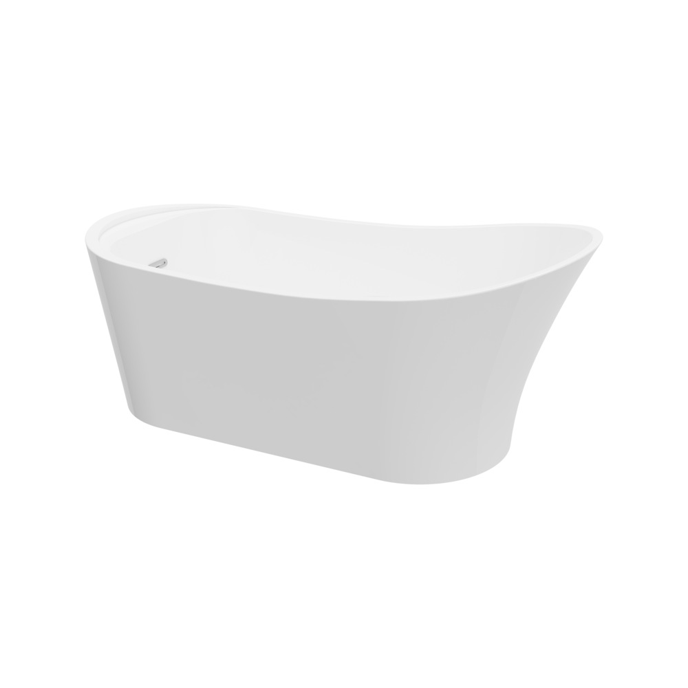 A&E Bath Ansel67 Acrylic Freestanding Bathtub with Adjustable Feet