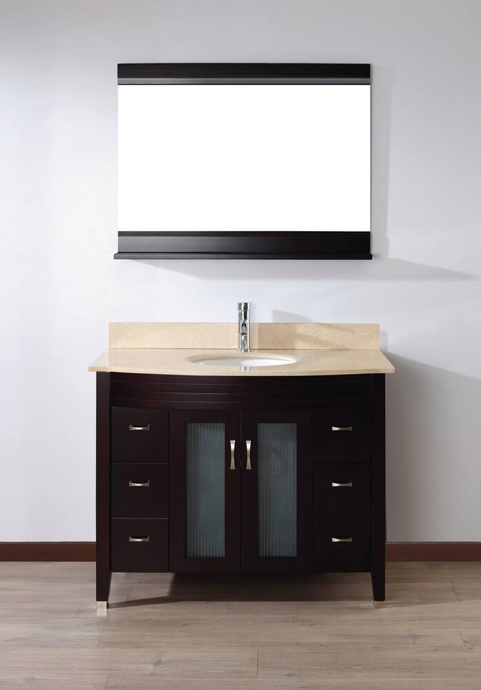 Urban Bathe Alba Bathroom Vanity With Marble Top Chaibeige 42 In