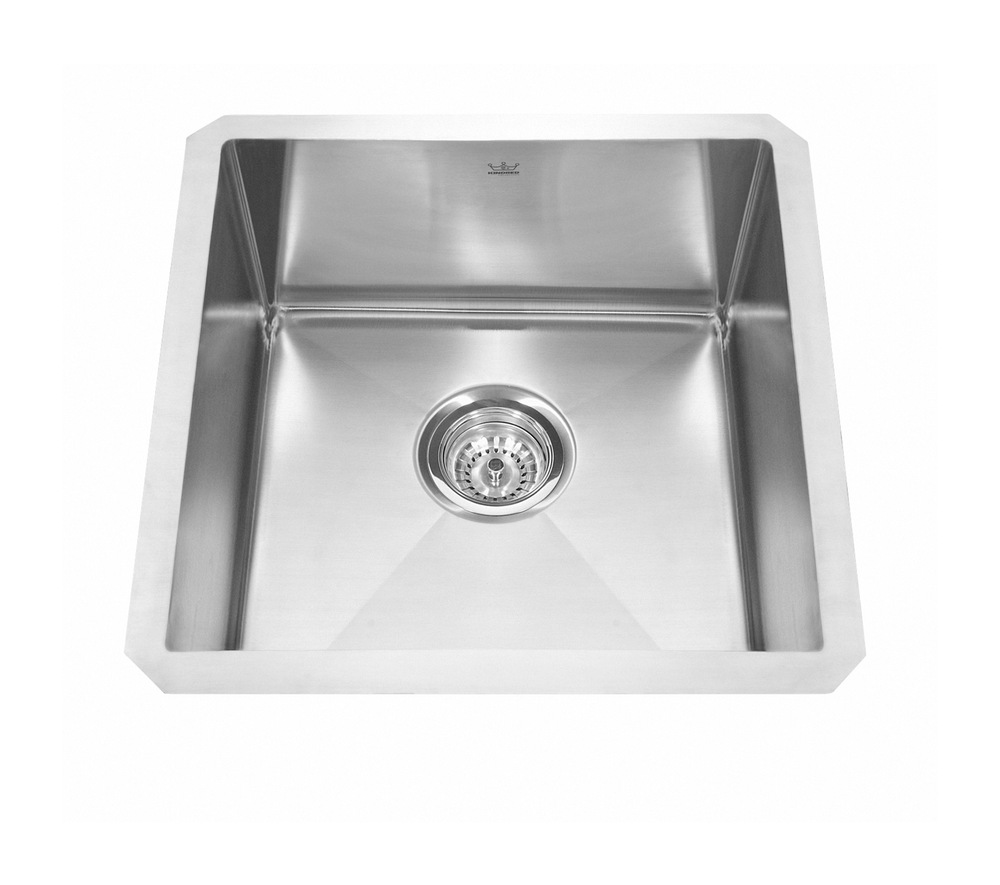 Kindred Designer Undermount Stainless Steel Single Bowl Bar & Prep Sink