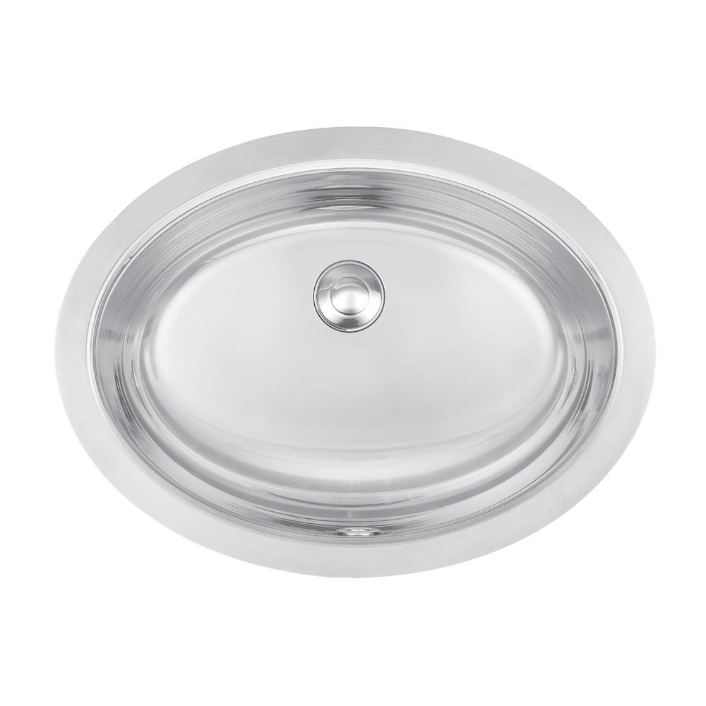Franke Kindred Vanity Oval Undermount Bathroom Sink/Basin with Overflow