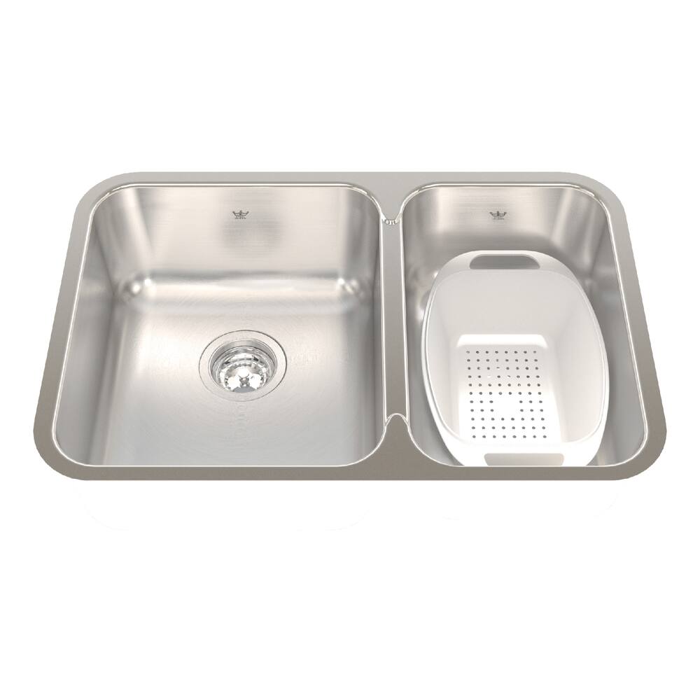 Kindred Steel Queen Undermount Stainless Steel Double Bowl Kitchen Sink   Kindred Combo Bowl Undermount 20 Gauge Small Bowl Right 2ec1309f 2edf 436a 92f9 B1d85a3d02fc 