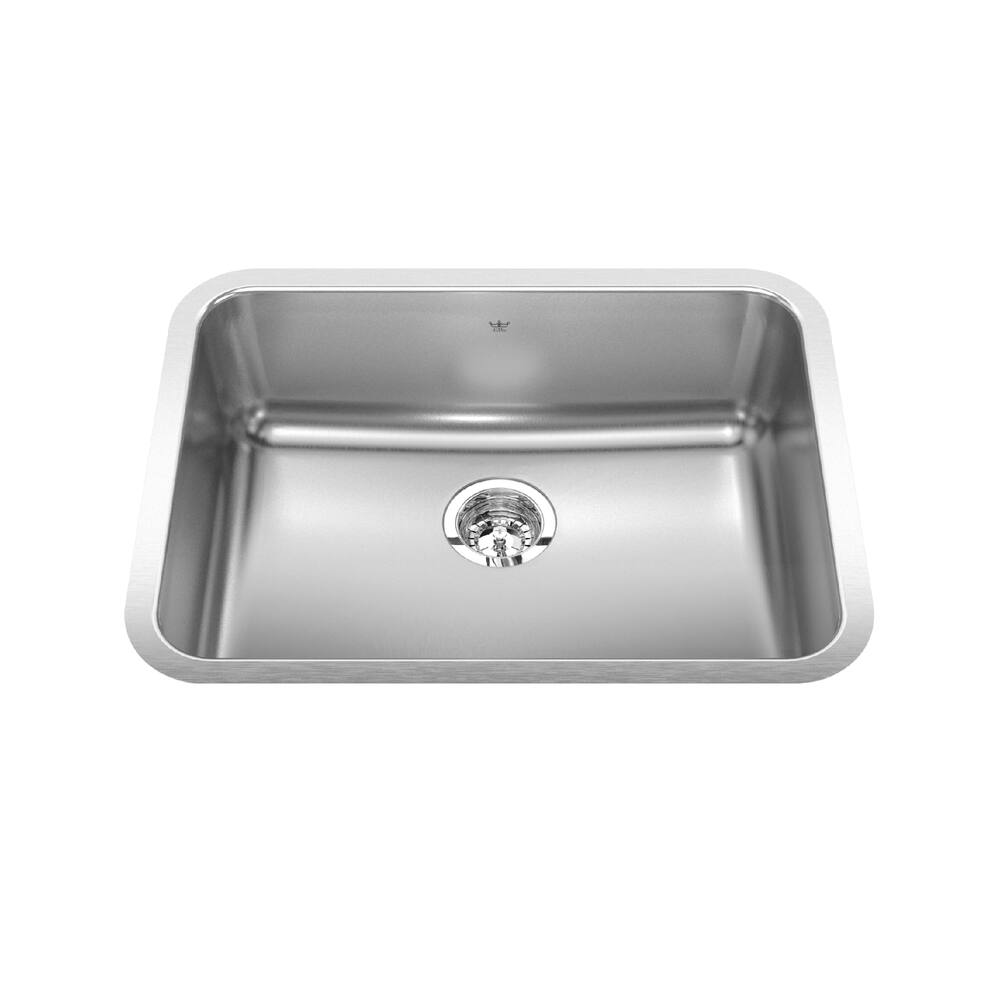 Kindred Steel Queen Undermount Single Bowl Kitchen Sink 24 75 In X 18   Kindred Replaces Qsua1925 8 Single Bowl Undermount 20 Gauge 63c1c735 014c 48c8 Aac7 9ec22c368f46 