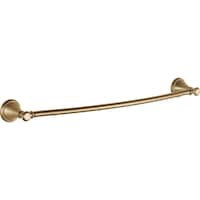 Delta Cassidy Towel Bar, Champagne Bronze, 24-in Front_Angled_Right