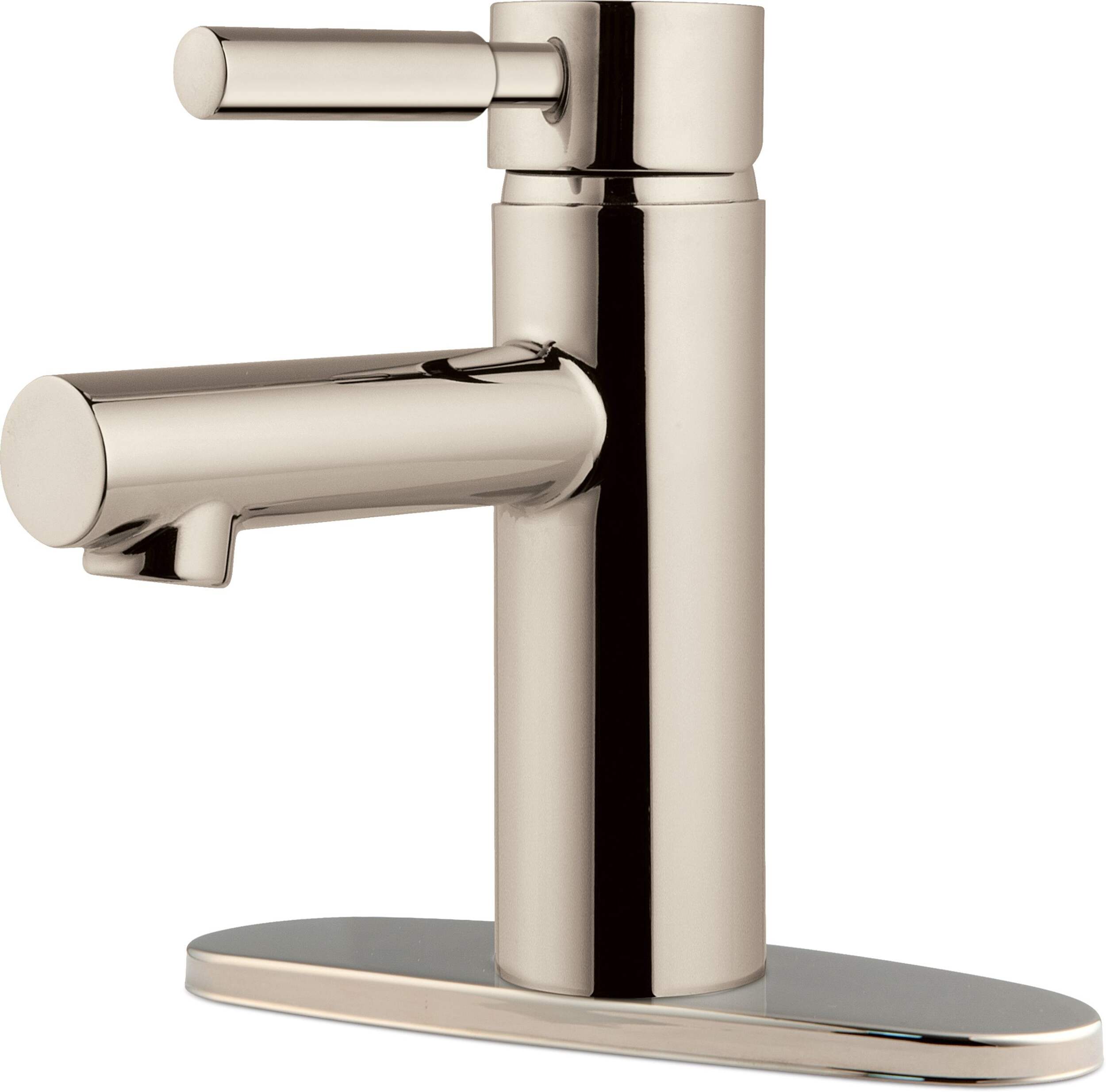 Delta Struct 1-Handle Lavatory Faucet, Polished Nickel Front_Three_Fourths_Angled_Left