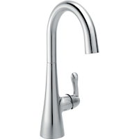 Delta 1-Handle Bar/Prep Faucet, Chrome Front_Angled_Right
