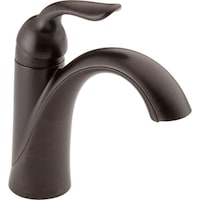 Delta 1HDL Centerset Lavatory Faucet, Venetian Bronze Front_Angled_Right