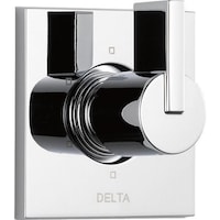 Delta 6 Setting Diverter, Chrome Front_Angled_Right