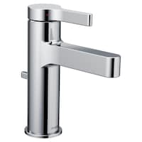 Moen® Vichy  Single Handle Single Hole Bathroom Sink Faucet, Chrome Front_Angled_Right