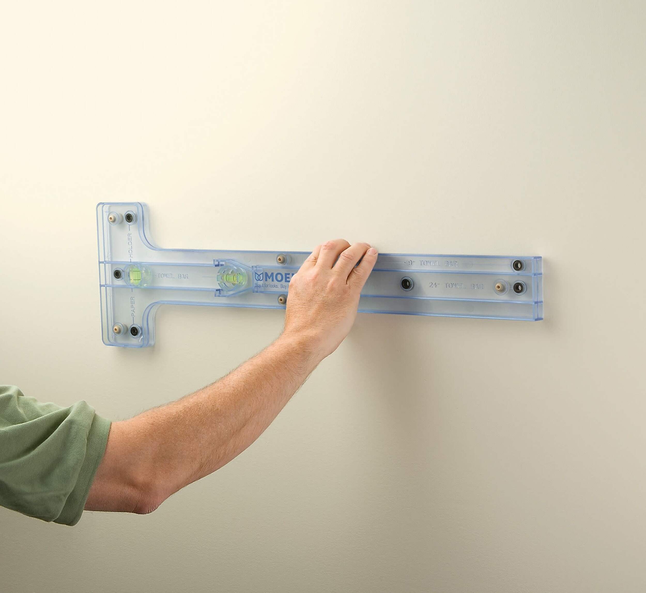 Porte-papier hygiénique pivotant Moen Eva Euro, pour salle de bains, nickel brossé Front_Angled_Left