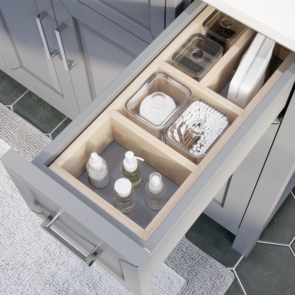 Urban Bathe Terrence Undermount Single Sink Stone Top Bathroom Vanity