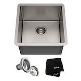 Évier simple sous comptoir pour les bars Kraus Standard PRO, 17 x 17 x 11 po, acier inoxydable Composite_or_Mixed