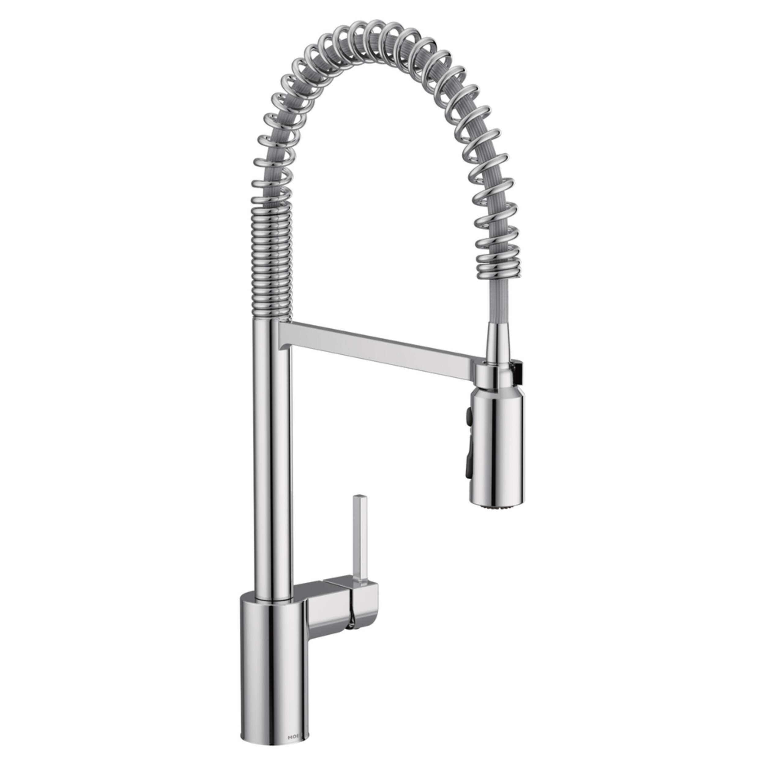 Moen® Align Single Handle High Arc Pull Down Sprayer Kitchen Faucet, Chrome Front_Three_Fourths_Angled_Right