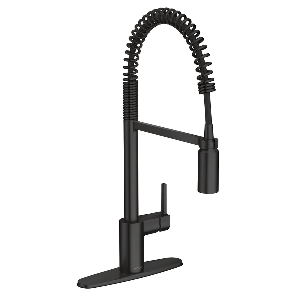 Moen® Align Single Handle High Arc Pull Down Sprayer Kitchen Faucet, Matte Black Canadian Tire