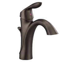 Moen® Align Single Handle Single Hole Bathroom Sink Faucet, Rubbed Bronze Front_Angled_Right