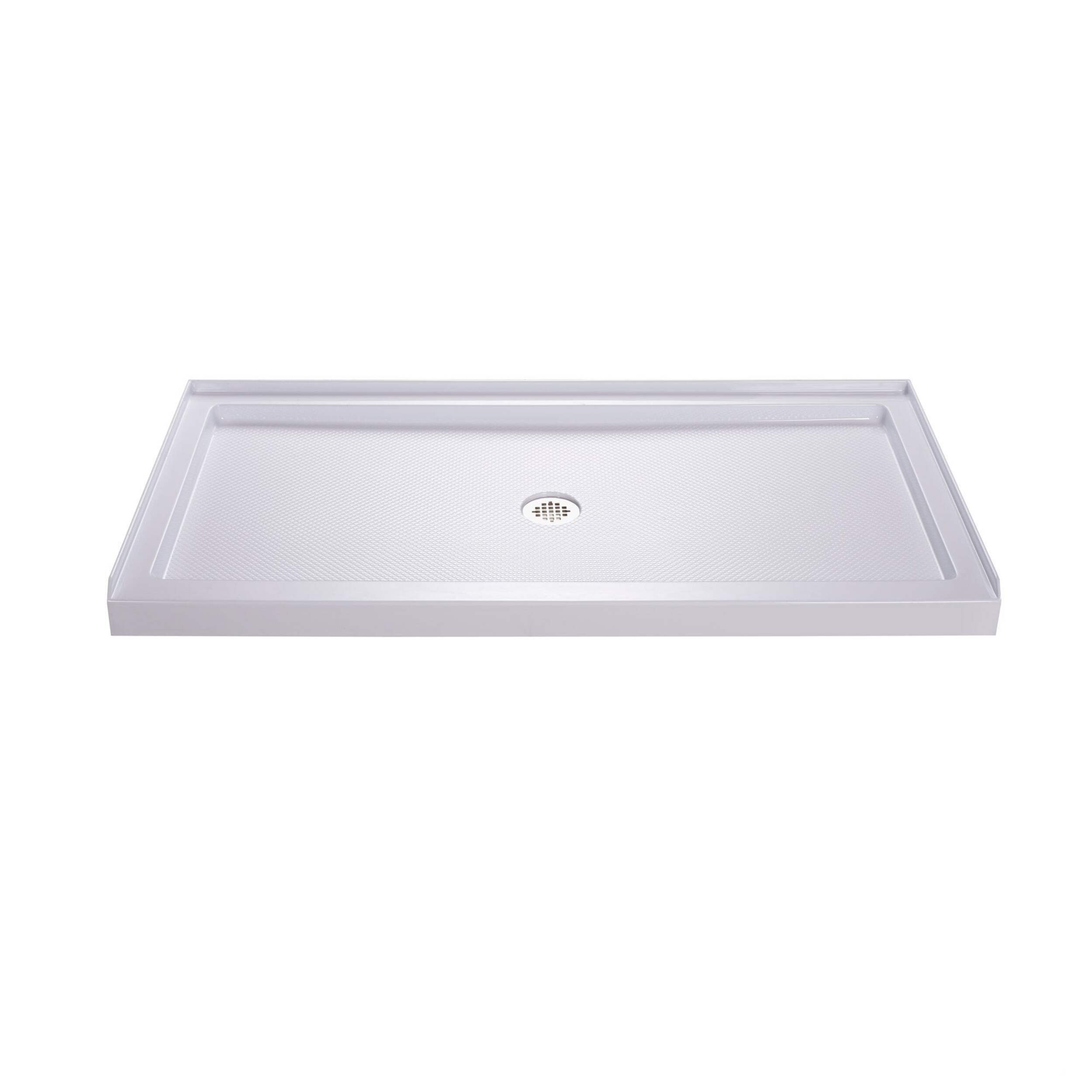 Base de douche en alcôve DreamLine SlimLine, 32 x 54 po Front_Elevated
