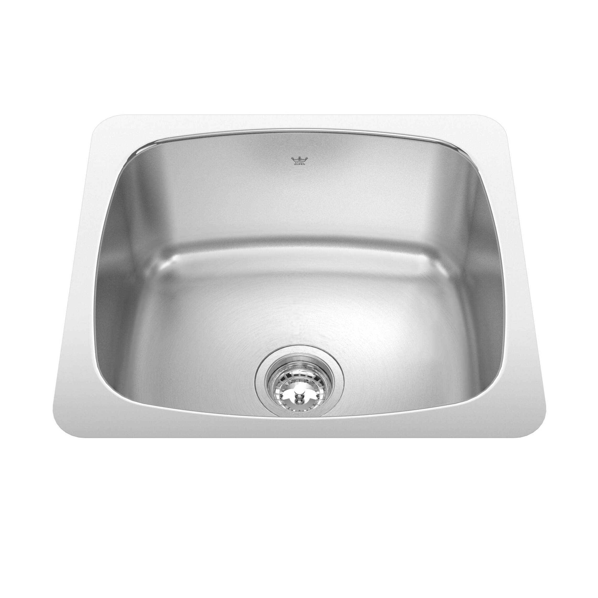 Kindred Utility Single Stainless Steel Laundry Sink, 20x18-in Overhead_Plunge