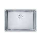 Évier simple en acier inoxydable Franke de calibre 18, 26,6 x 17,7 po Overhead_Plunge
