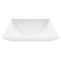 VIGO Hibiscus Matte Stone¿ Round Vessel Bathroom Sink/Basin,  Above-Counter Installation, White