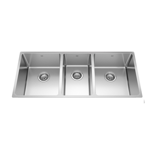 Kindred Undermount Granite Double Bowl Kitchen Sink, Storm,31x20in