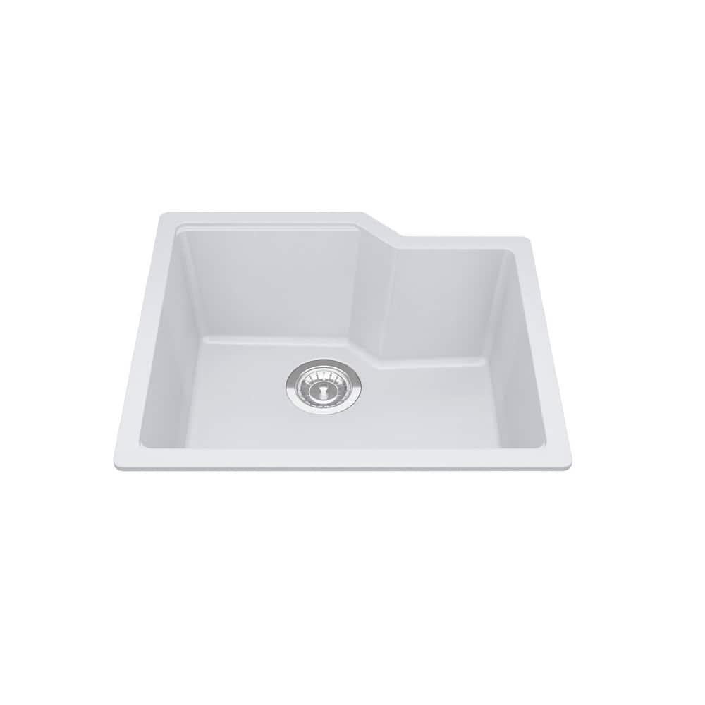 Kindred Undermount Granite Single Bowl Kitchen Sink Champagne 31x20 In   Kindred 30 7 X 19 7 Undermount Granite Sink Champagne 40298af1 68de 49cd 83d7 31e33d3d165b 