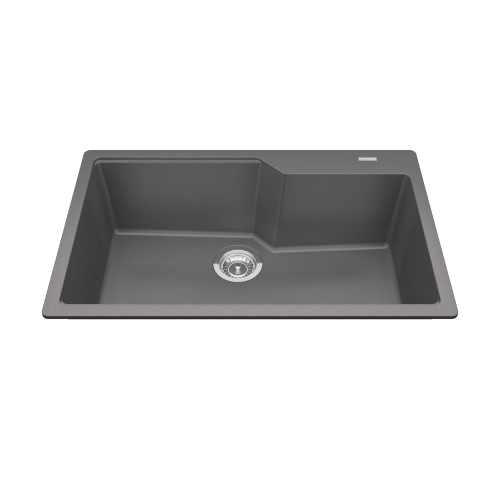 Kindred Brookmore Stainless Steel Single Bowl Kitchen Sink with 1Hole