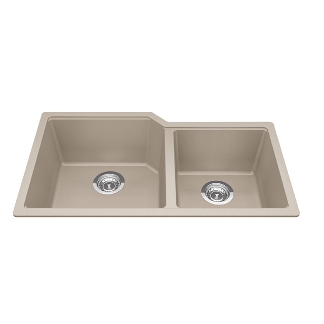 Franke Kindred Brookmore Offset Single 1Hole Stainless Steel Sink, 33