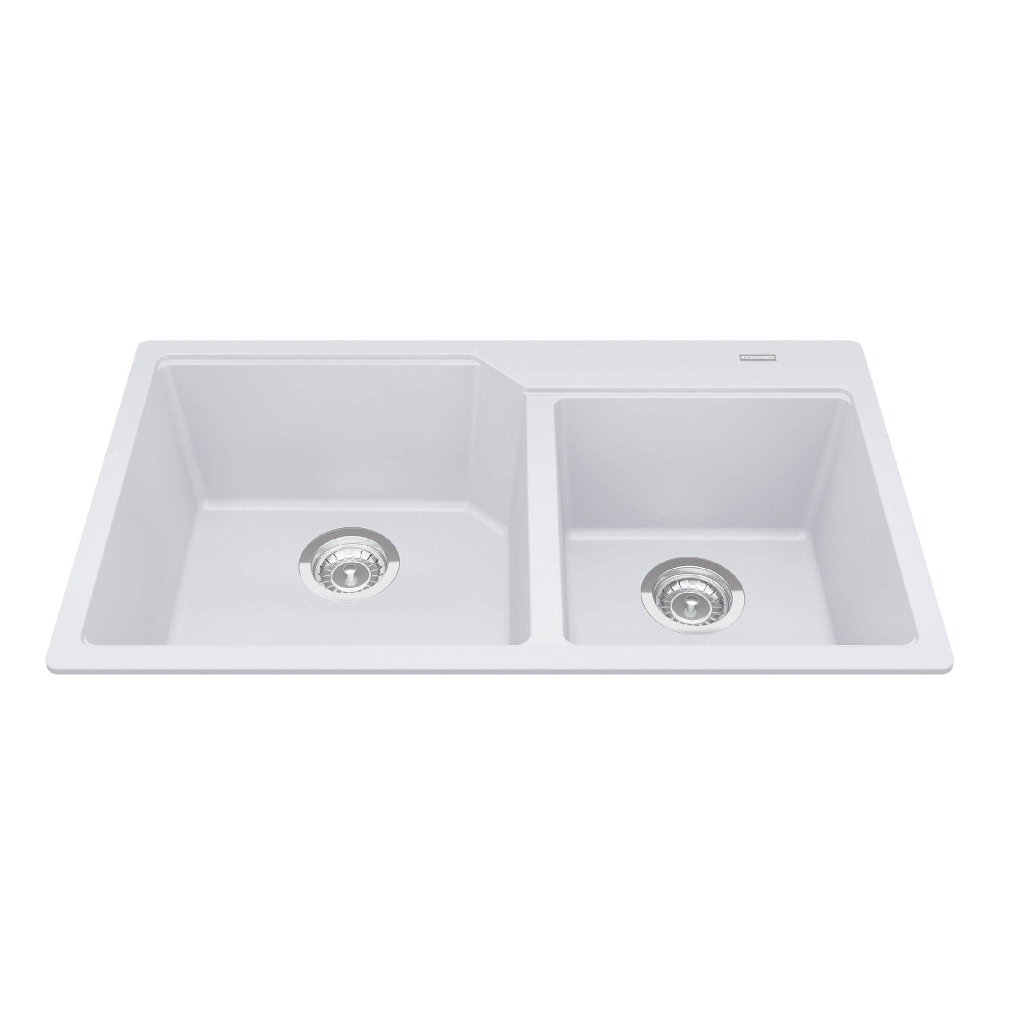 Kindred Urban Drop In Granite Double Bowl Kitchen Sink 33 88 In X 19   Brookmore 32 5 X 18 2 Offset Single Bowl Stainless Sink D40a5789 F84b 4561 B87b 8c85441be439 Jpgrendition 