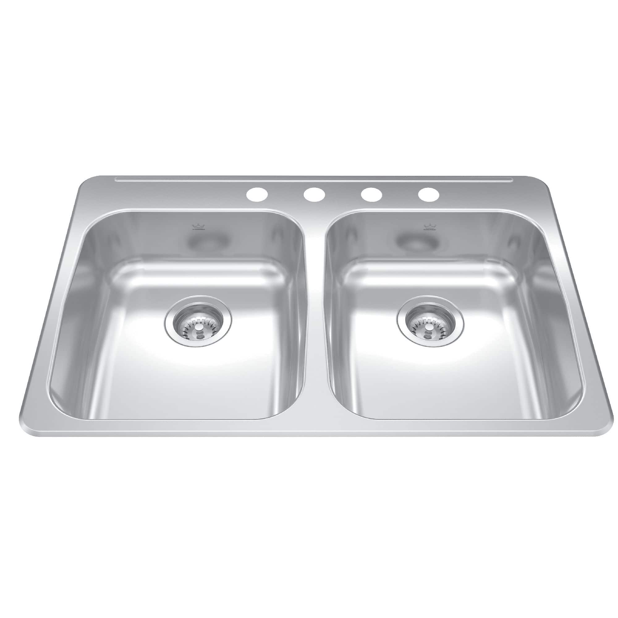 Kindred Reginox Drop In Double Bowl 4 Hole Kitchen Sink 30 25 In X 22   Reginon Ada 24 8 X 18 8 Single Bowl Stainless Sink D931ecdb D840 40ea B856 52f6ea001088 Jpgrendition 