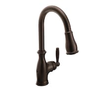 Moen® Arbor Single Handle Touchless Sprayer Kitchen Faucet with MotionSense & Power Clean, Oil Rubbed Bronze Front_Three_Fourths_Angled_Right