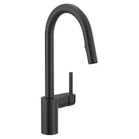 Moen® Align Smart Pulldown Kitchen Faucet, Matte Black Front_Three_Fourths_Angled_Right