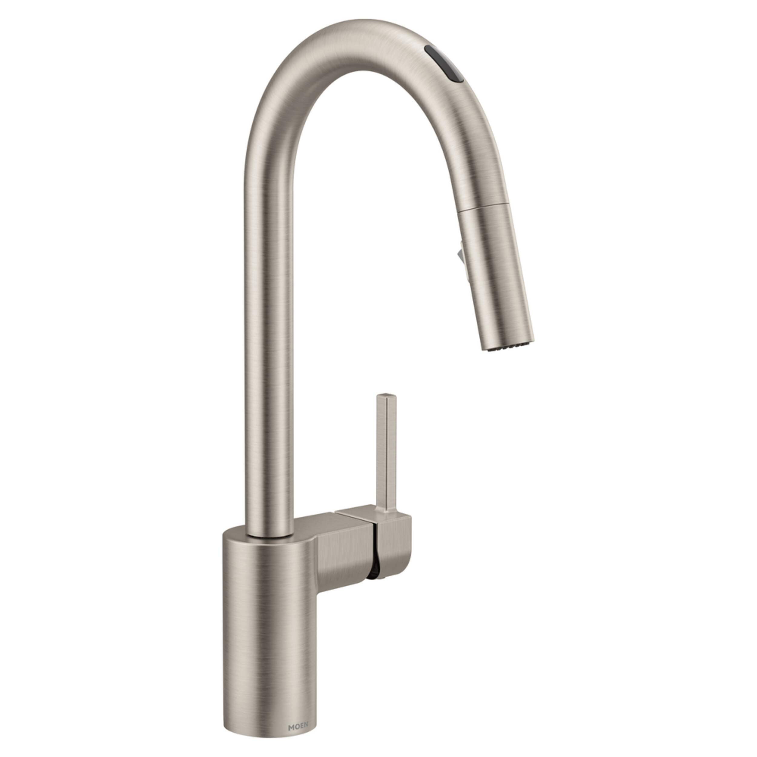 Moen® Align Smart Pulldown Kitchen Faucet, Stainless Steel Front_Three_Fourths_Angled_Right