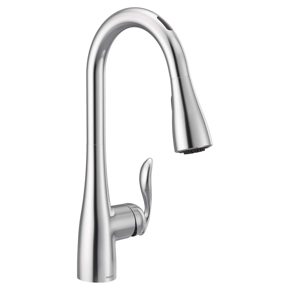 Moen Arbor U Single Handle Smart Pull Down Sprayer Kitchen Faucet With   Moen Arbor U Pulldown Kitchen Faucet Chrome 1133d4ec 8b08 46f0 8a86 8dcd43274d41 