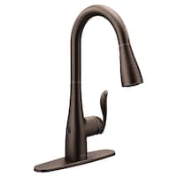 Robinet d'évier 1 manette bec rétractable Moen Arbor MotionSense, bronze huilé Front_Three_Fourths_Angled_Right