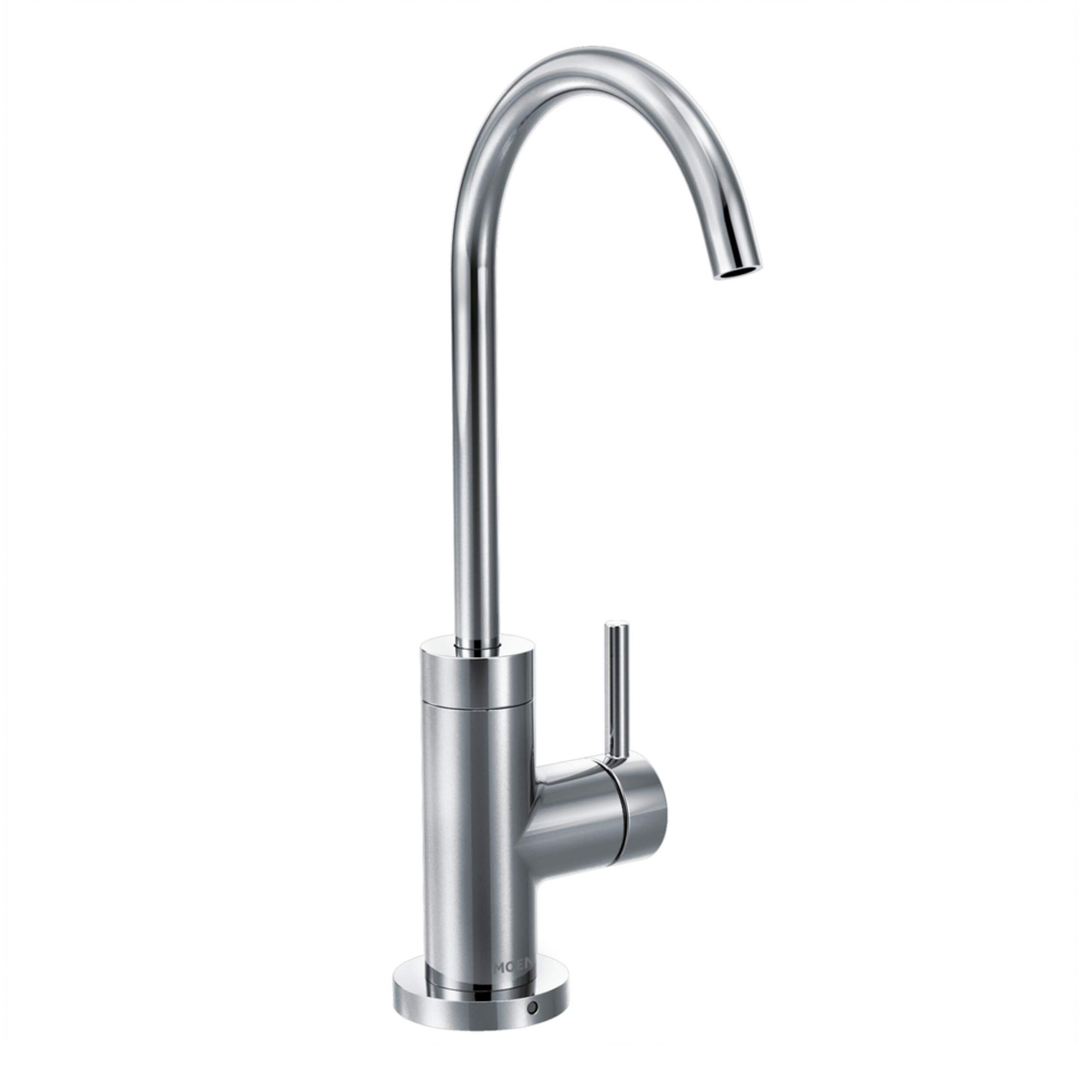Robinet d'eau potable moderne 1 manette Moen Sip, chromé Front_Three_Fourths_Angled_Right