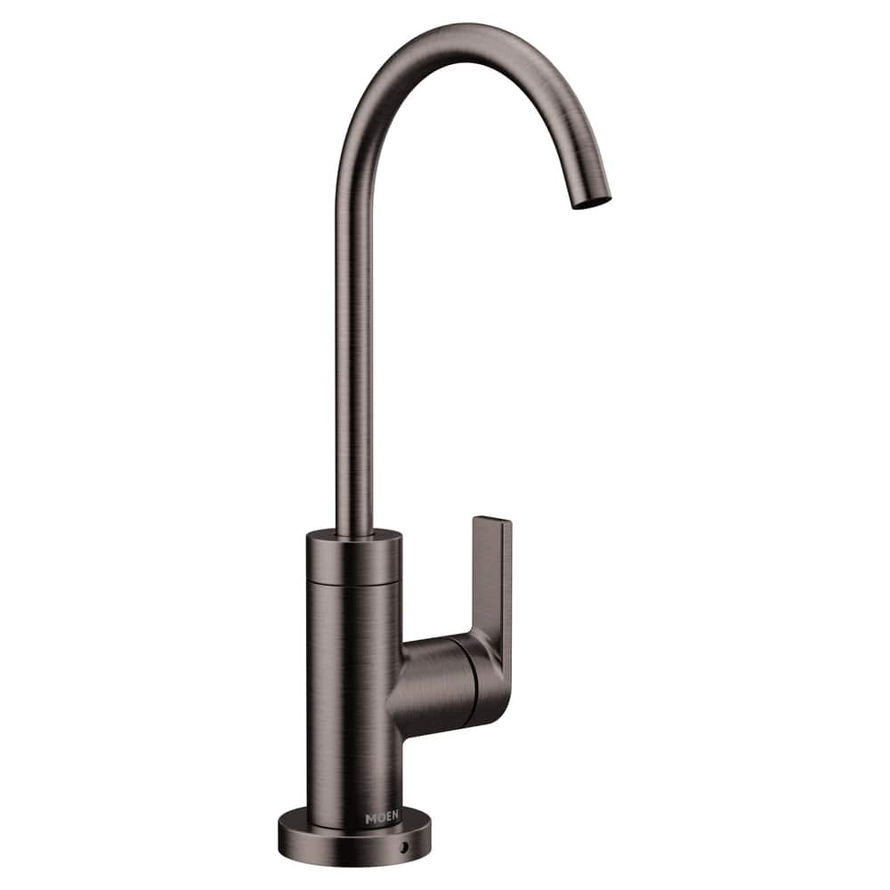 Moen Sip Single Handle High Arc Cold Water Beverage Kitchen Faucet   Moen Sip Modern Beverage Faucet Black Stainless Steel 04118a87 Deb9 434d 86a4 Fe6012121376 