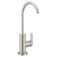 Robinet d'eau potable moderne 1 manette Moen Sip, acier inoxydable Front_Three_Fourths_Angled_Right