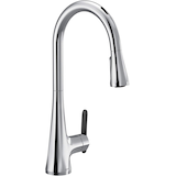 Moen Sinema Smart Pulldown Kitchen Faucet, Chrome Front_Three_Fourths_Angled_Right