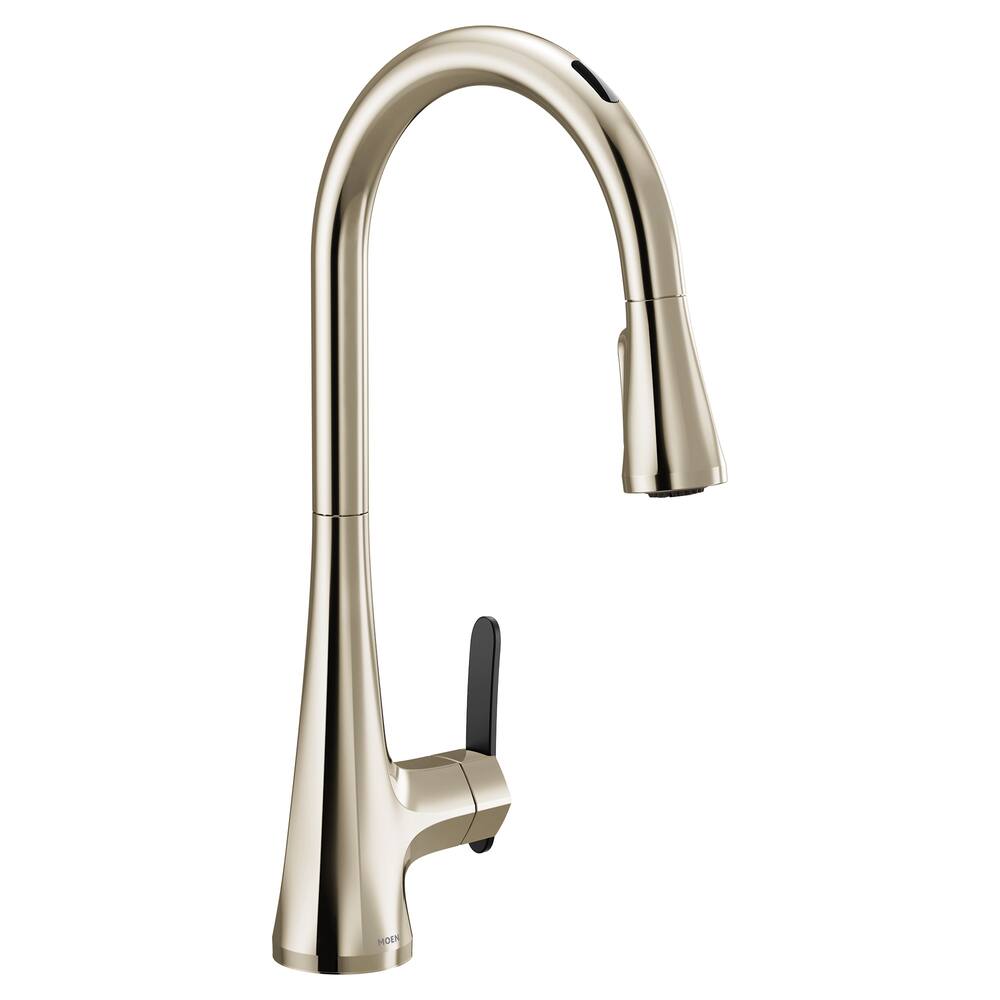 Moen® Sinema U Single Handle Smart Pull Down Sprayer Kitchen Faucet With Voice Control 7115