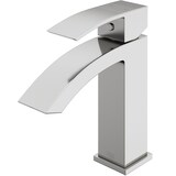 VIGO Satro Single Handle Single Hole Bathroom Sink Faucet, WaterSense® Certified, Brushed Nickel Front_Three_Fourths_Angled_Left
