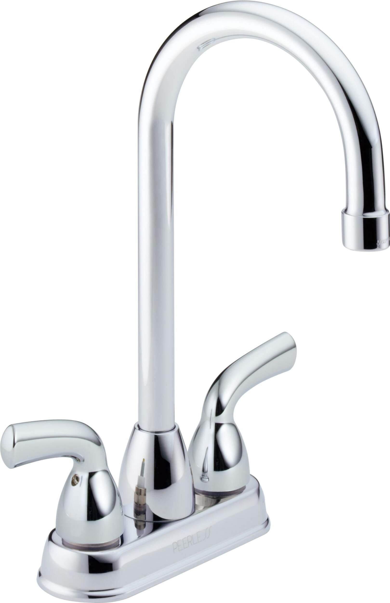 Peerless 2-Handle Bar-Prep Faucet, Chrome Front_Three_Fourths_Angled_Right