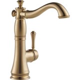 Delta Cassidy 1-Handle Bar/Prep Faucet, Champagne Bronze Front_Three_Fourths_Angled_Right