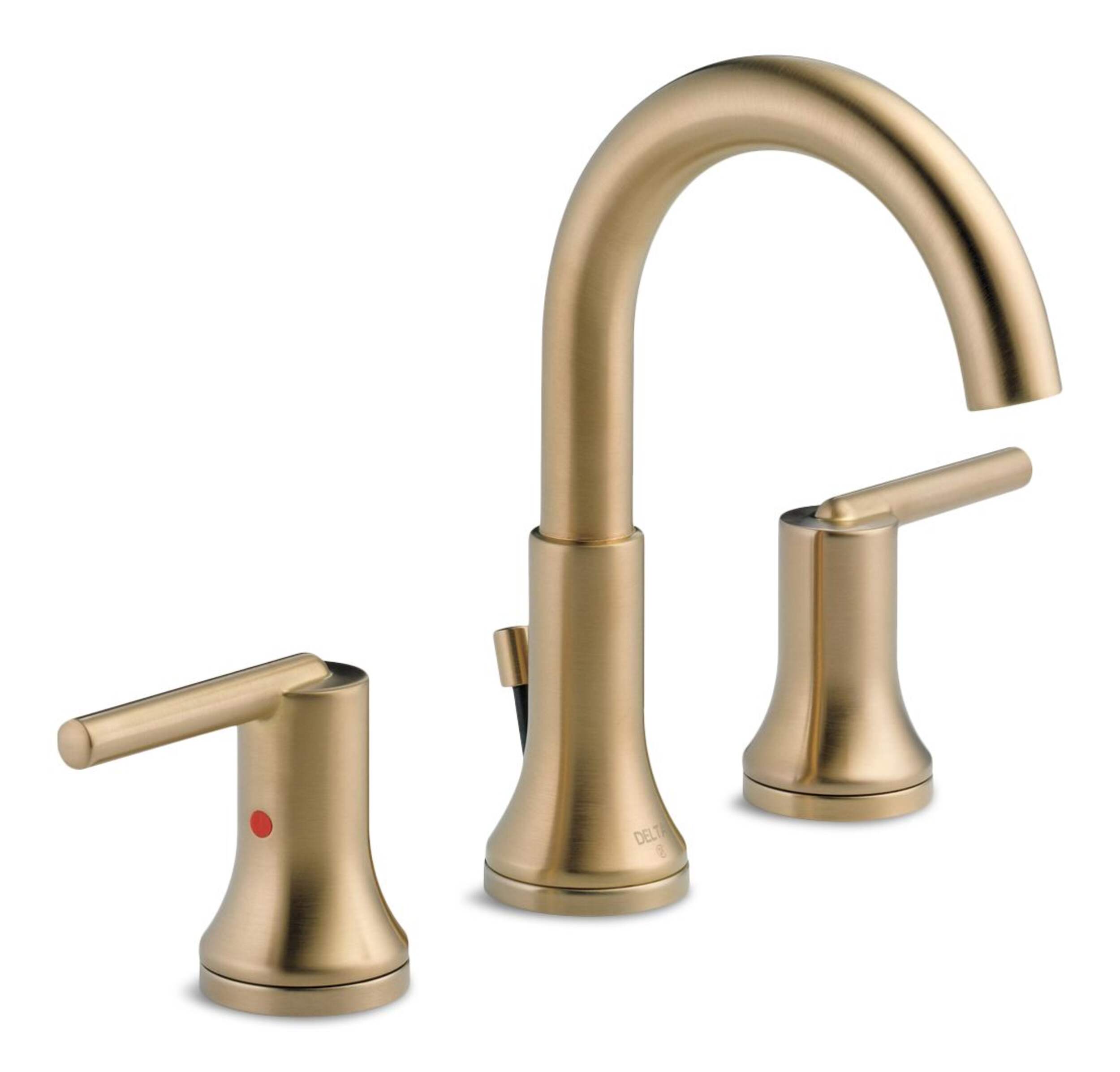 Delta 2-Handle Widespread Faucet, Champagne Bronze Front_Three_Fourths_Angled_Right